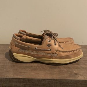Sperry Top Sider Mens 12M Leather Boat Shoes